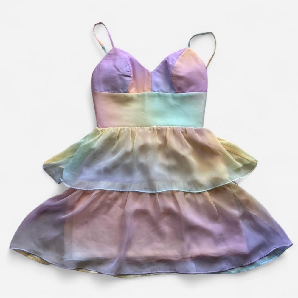 Amanda Uprichard Multicolor Striped Dress